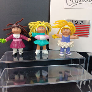 3pcs Cabbage Patch Kids Action Figures Cake Toppers CPK CUTE! READ CN